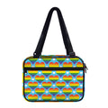 LGBT Pride Rainbow Heart Pattern Print Double Strap Bible Bag