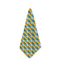 LGBT Pride Rainbow Heart Pattern Print Hand Towel