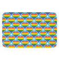 LGBT Pride Rainbow Heart Pattern Print Indoor Door Mat