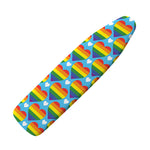 LGBT Pride Rainbow Heart Pattern Print Ironing Board Cover