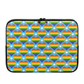 LGBT Pride Rainbow Heart Pattern Print Laptop Sleeve