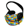LGBT Pride Rainbow Heart Pattern Print Pet Sling Carrier