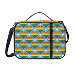 LGBT Pride Rainbow Heart Pattern Print Shoulder Strap Bible Bag