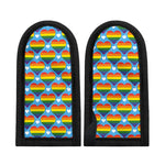 LGBT Pride Rainbow Heart Pattern Print Skillet Handle Cover
