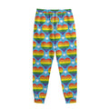 LGBT Pride Rainbow Heart Pattern Print Sweatpants