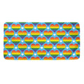 LGBT Pride Rainbow Heart Pattern Print Towel