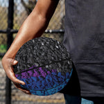 LGBT Pride Rainbow Heart Stones Print Basketball