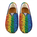 LGBT Pride Rainbow Heart Stones Print Casual Shoes