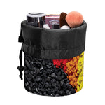 LGBT Pride Rainbow Heart Stones Print Drawstring Makeup Bag