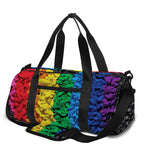 LGBT Pride Rainbow Heart Stones Print Gym Bag