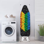 LGBT Pride Rainbow Heart Stones Print Ironing Board Cover