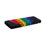 LGBT Pride Rainbow Heart Stones Print Piano Keyboard Cover