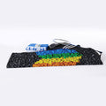 LGBT Pride Rainbow Heart Stones Print Sports Towel