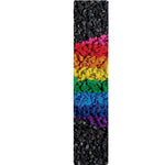 LGBT Pride Rainbow Heart Stones Print Table Runner