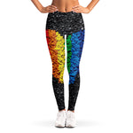 LGBT Pride Rainbow Heart Stones Print Women's Leggings