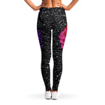 LGBT Pride Rainbow Heart Stones Print Women's Leggings