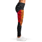 LGBT Pride Rainbow Heart Stones Print Women's Leggings