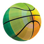 LGBT Pride Rainbow Plaid Pattern Print Basketball