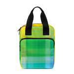 LGBT Pride Rainbow Plaid Pattern Print Bible Tote Bag