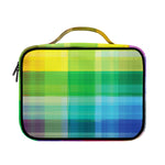 LGBT Pride Rainbow Plaid Pattern Print Briefcase Bible Bag