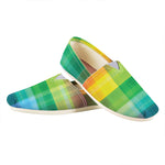 LGBT Pride Rainbow Plaid Pattern Print Casual Shoes