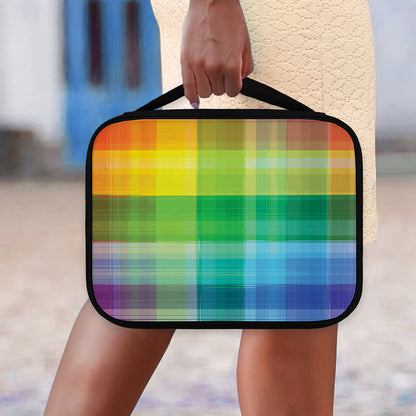 LGBT Pride Rainbow Plaid Pattern Print Classic Bible Case