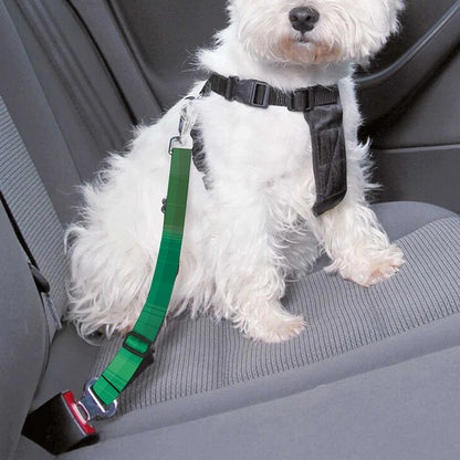 LGBT Pride Rainbow Plaid Pattern Print Dog Seat Belt