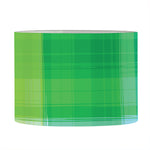 LGBT Pride Rainbow Plaid Pattern Print Drum Lamp Shade