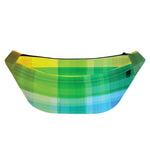 LGBT Pride Rainbow Plaid Pattern Print Fanny Pack