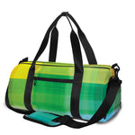 LGBT Pride Rainbow Plaid Pattern Print Gym Bag