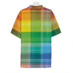 LGBT Pride Rainbow Plaid Pattern Print Hawaiian Shirt