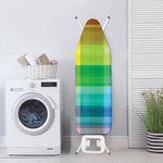LGBT Pride Rainbow Plaid Pattern Print Ironing Board Cover