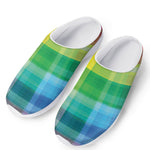 LGBT Pride Rainbow Plaid Pattern Print Mesh Casual Shoes