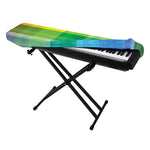 LGBT Pride Rainbow Plaid Pattern Print Piano Keyboard Cover