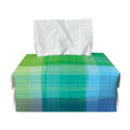 LGBT Pride Rainbow Plaid Pattern Print Rectangle Tissue Box Cover