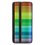 LGBT Pride Rainbow Plaid Pattern Print Refrigerator Handle Covers