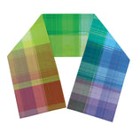 LGBT Pride Rainbow Plaid Pattern Print Scarf