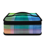 LGBT Pride Rainbow Plaid Pattern Print Small Lunch Bag
