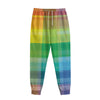 LGBT Pride Rainbow Plaid Pattern Print Sweatpants