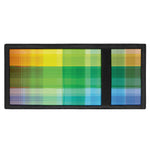 LGBT Pride Rainbow Plaid Pattern Print Trifold Wallet