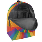 LGBT Pride Rainbow Rays Print Backpack