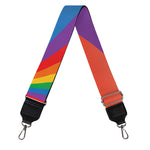 LGBT Pride Rainbow Rays Print Bag Strap