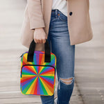 LGBT Pride Rainbow Rays Print Bible Tote Bag