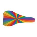 LGBT Pride Rainbow Rays Print Bicycle Seat Cover