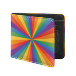 LGBT Pride Rainbow Rays Print Bifold Wallet