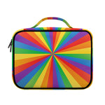 LGBT Pride Rainbow Rays Print Briefcase Bible Bag