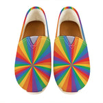 LGBT Pride Rainbow Rays Print Casual Shoes