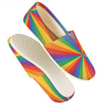 LGBT Pride Rainbow Rays Print Casual Shoes