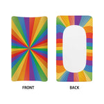 LGBT Pride Rainbow Rays Print Changing Pad Cover