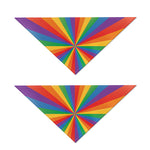 LGBT Pride Rainbow Rays Print Dog Bandana